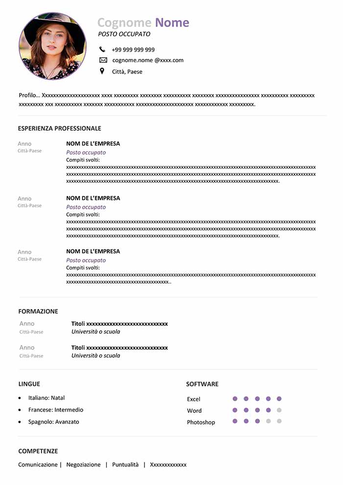 curriculum-vitae-donne