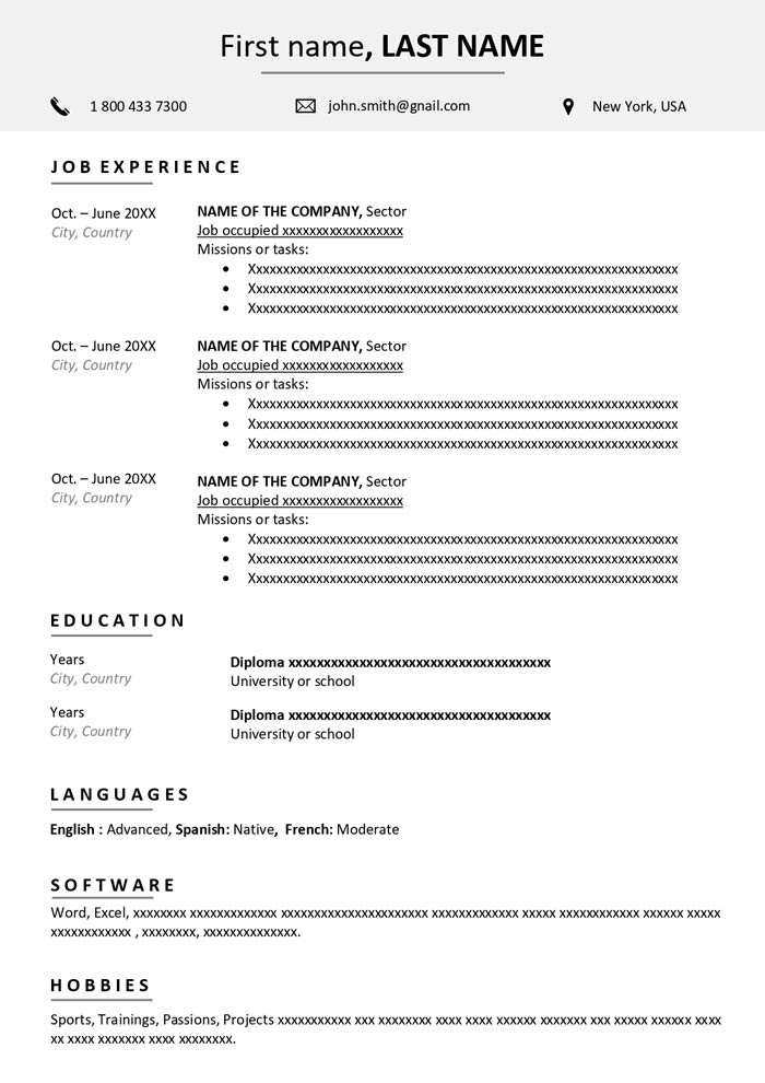 modello-cv-americano-word