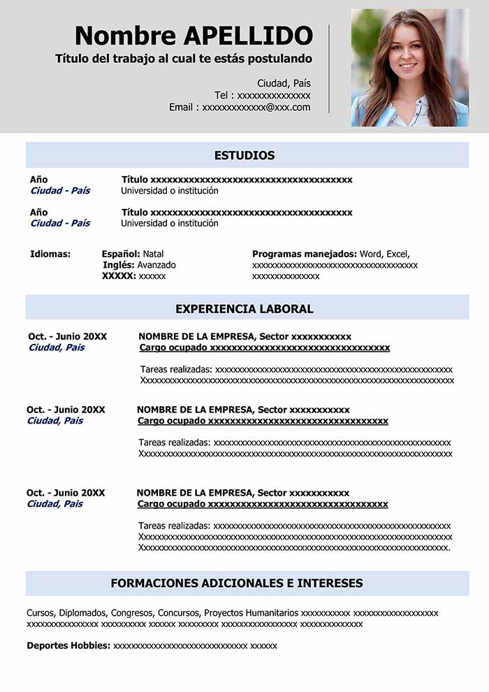 curriculum-vitae-espanol